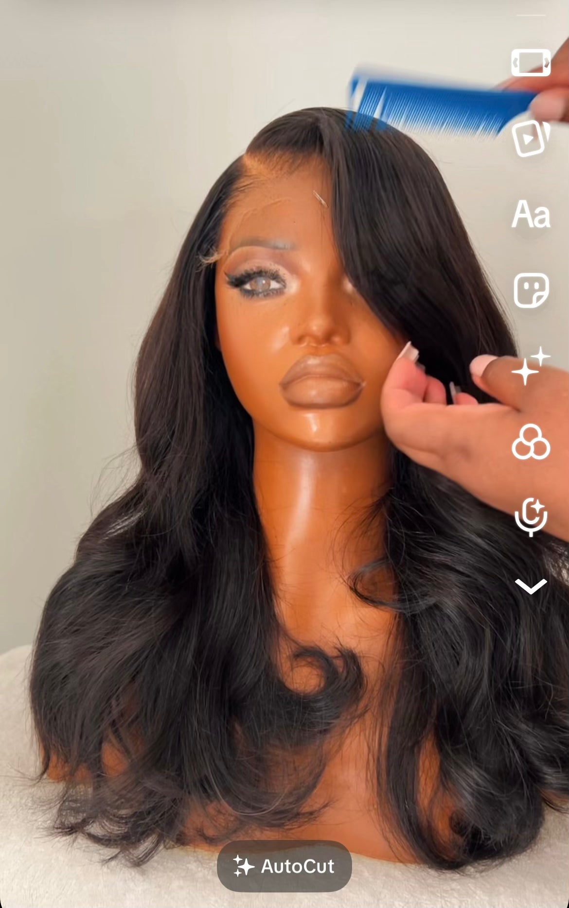 (Ready TO SHIP) Raw Indonesian 5x5 HD Closure Wig 18/20” (exact unit in pic)