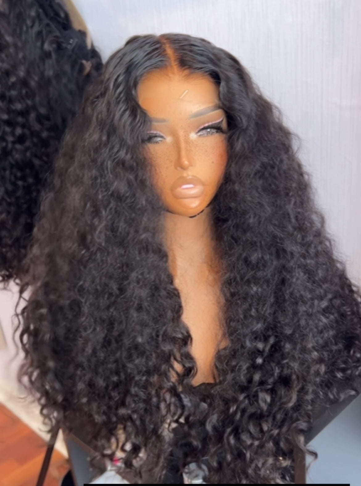 “Vacay 🏝️” unit Burmese curl HD lace Closure Wig