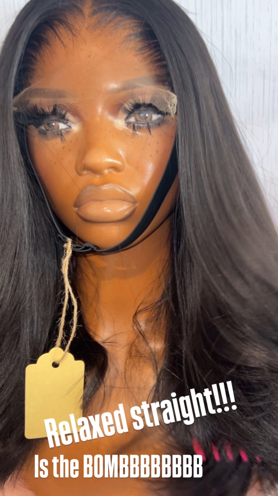 “RELAXED” Yaki Straight 6x6 HD Closure Wig