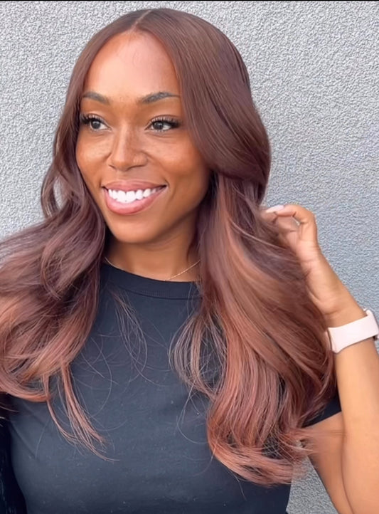 “Maggie🍂” RAW Filipino Straight 6x6 HD lace Closure Wig