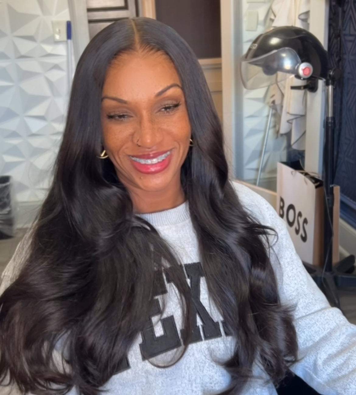 “Pinky” RAW Indonesian 5x5 HD lace Closure Wig