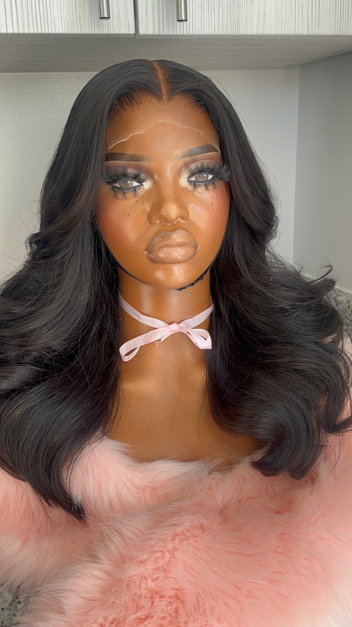 “Pinky” RAW Indonesian 5x5 HD lace Closure Wig
