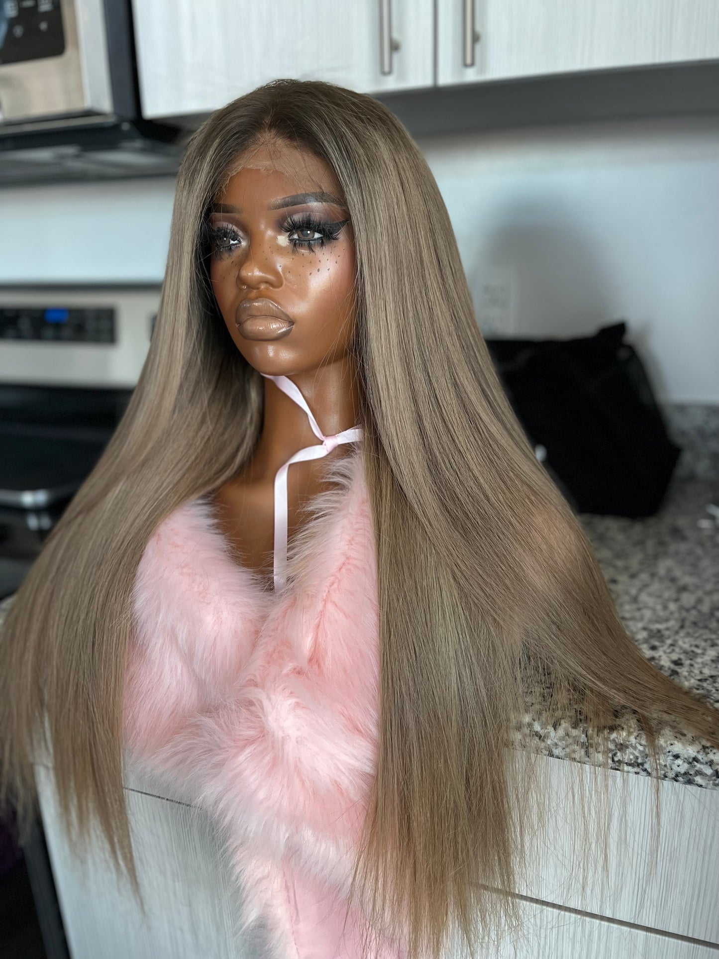 “Blonde girl” RAW Indonesian HD lace closure wig
