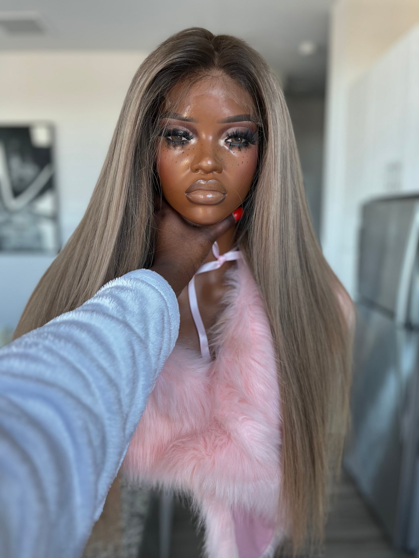 “Blonde girl” RAW Indonesian HD lace closure wig