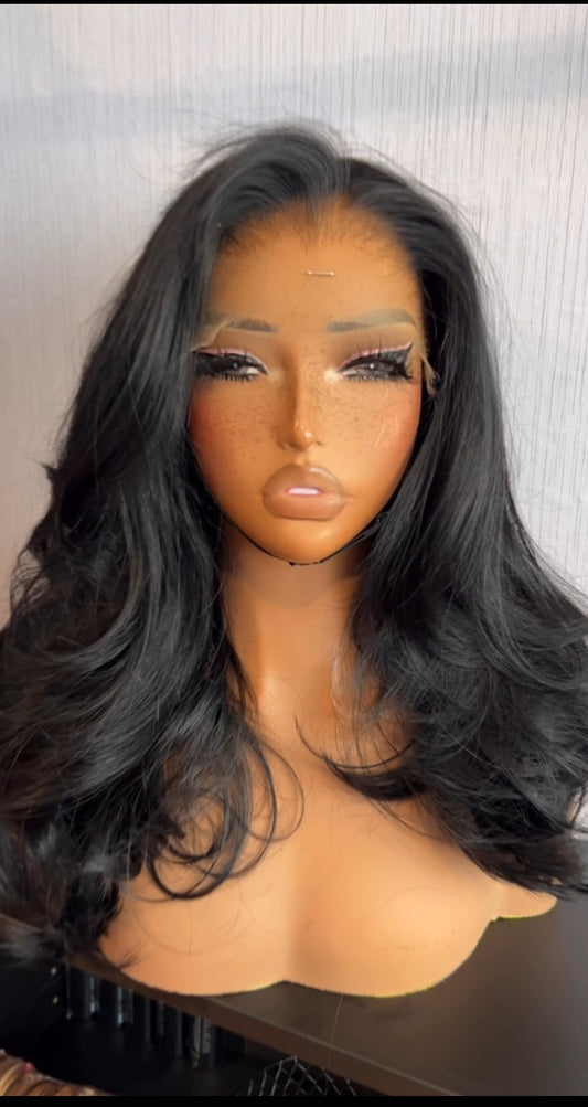 “SEAMLESS” unit RAW Indonesian 7x7” HD lace Closure Wig